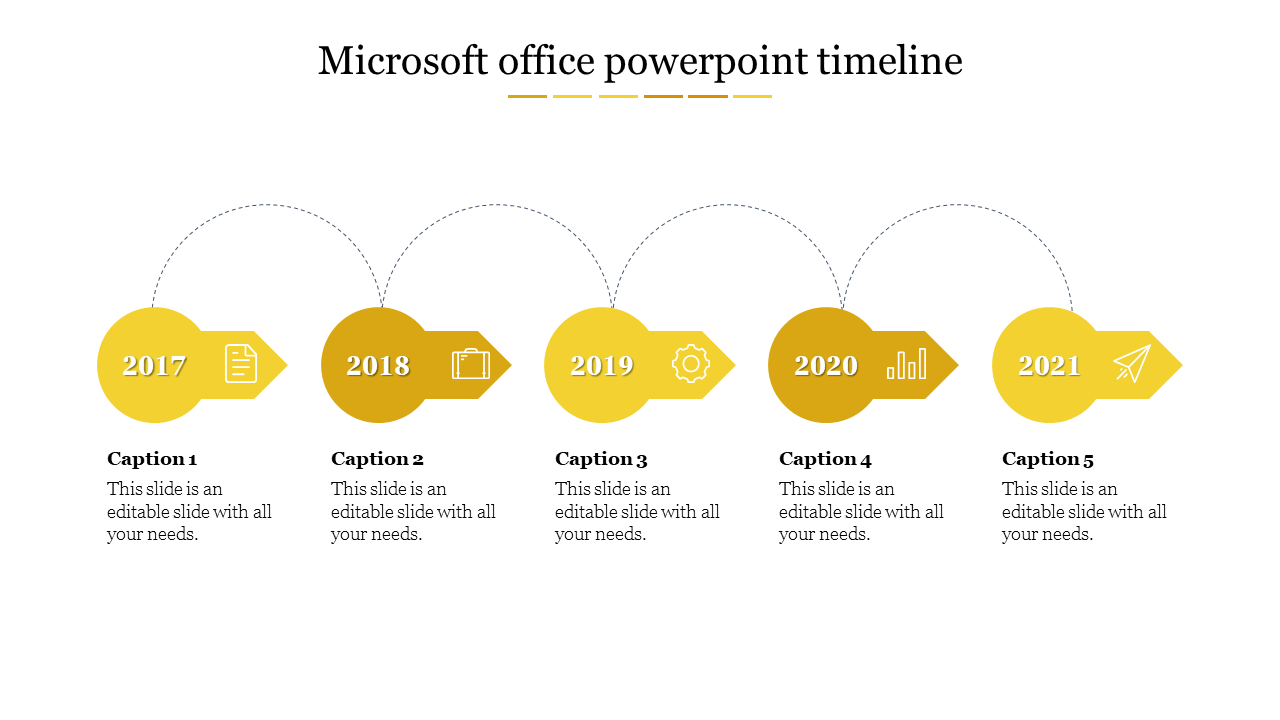 Free - Use Microsoft Office PowerPoint Timeline Presentation
